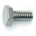 Midwest Fastener 1/4"-20 Hex Head Cap Screw, Polished 18-8 Stainless Steel, 1/2 in L, 12 PK 33201
